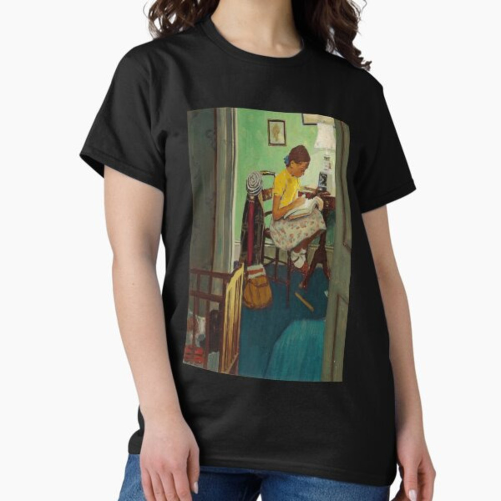 Norman Rockwell Americana Art White Unisex T-Shirt